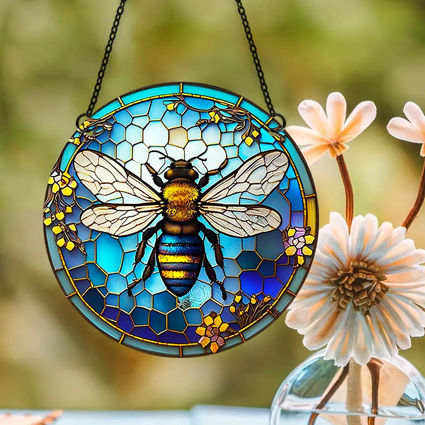 Sweet Country Honey Bee Hanging Acrylic Ornament